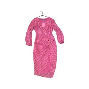 Amanda Uprichard Long Sleeve Roma Dress
